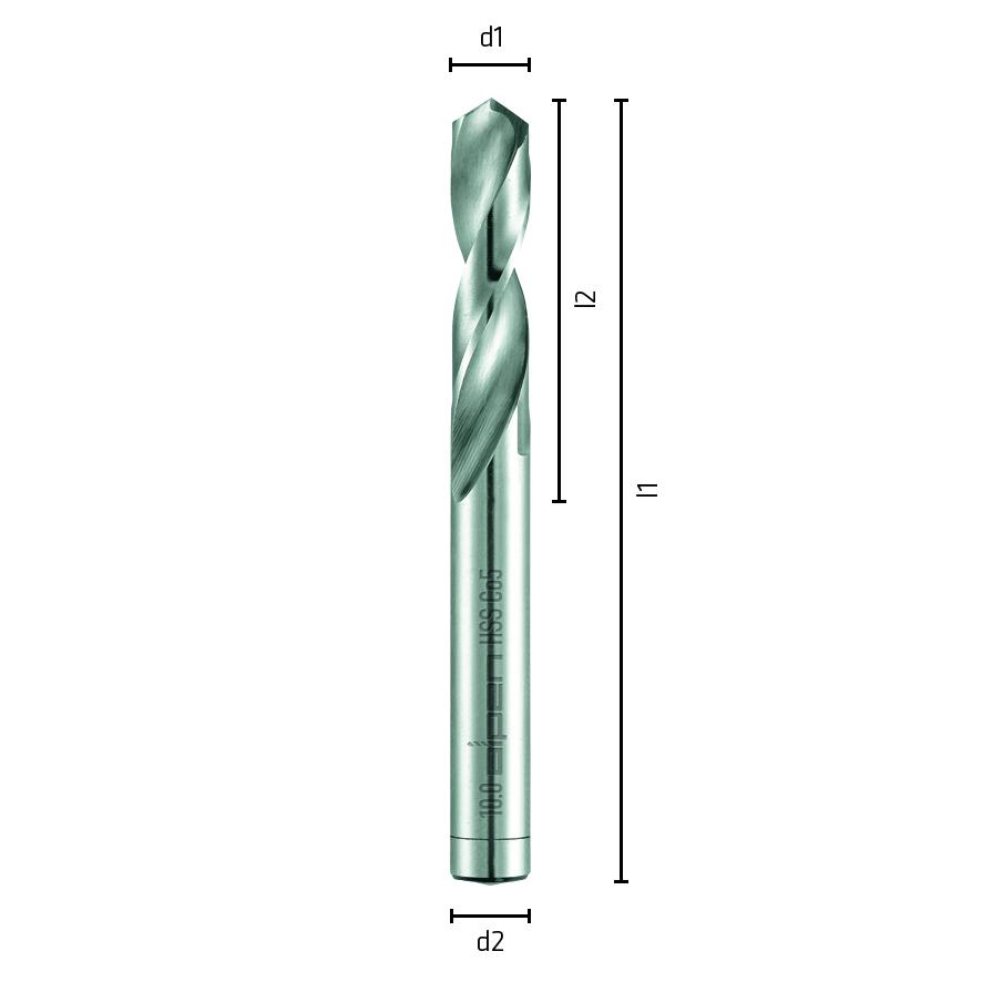 Alpen Maykestag L74 Ø7,5 Spiralbohrer HSS PZ-Cobalt – Bild 3