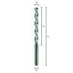 L34 Ø1 HSS Cobalt Spiralbohrer DIN 338 HSS Forte Cobalt-2