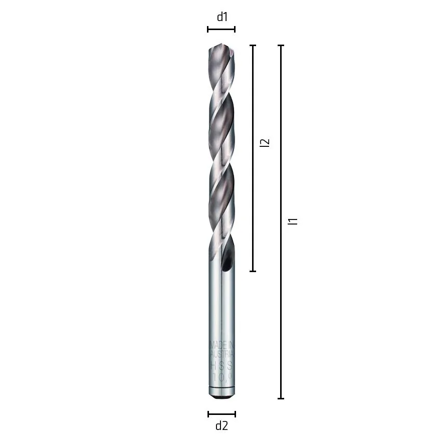 L80 Ø4,37 HSS Spiralbohrer DIN 338 PRO-2