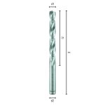 L93 Ø5,8 Spiralbohrer HSS Cobalt-2