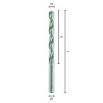 L133 Ø9,8 VHM-Spiralbohrer VHM Bohrer-2