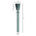 L50 Ø6 Hartmetall-Frässtifte HM-Frässtift-2