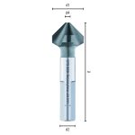 L67 Ø25 HSS Cobalt Kegelsenker 3-Flächenschaft, ungleiche Teilung MAYKESTAG-2