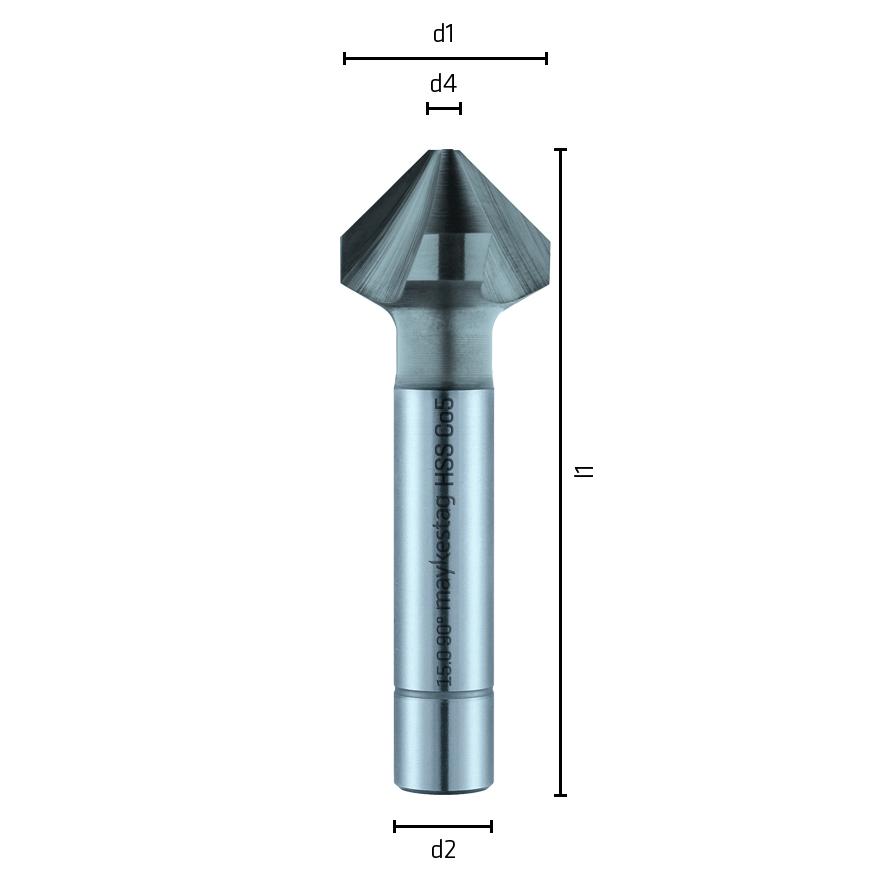 HSS Cobalt Kegelsenker ungleiche Teilung MAYKESTAG-2