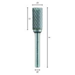 L70 Ø12 Hartmetall-Frässtifte HM-Frässtift-2