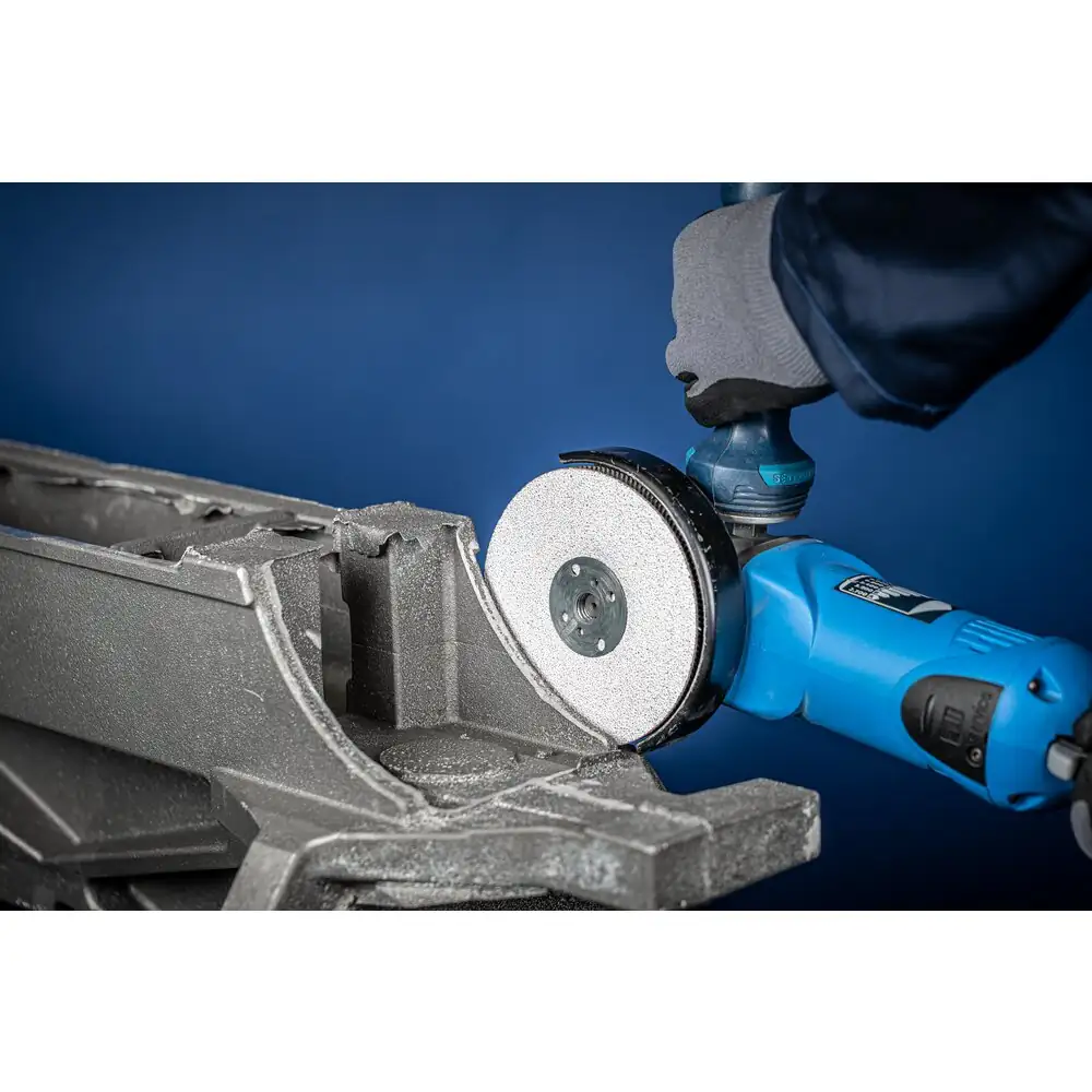 Pferd Tools PFERD TOOLS Keramikkorn Fiberscheibe Ø 125 mm CO-ALU36 für weiche NE Metalle-3 Application Pic 2