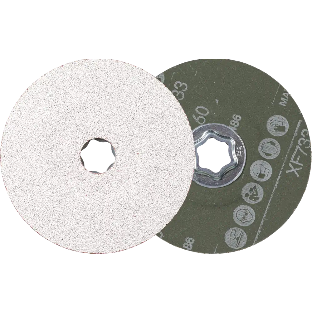 Pferd Tools PFERD TOOLS COMBICLICK Keramikkorn Fiberscheibe Ø 125 mm CO-ALU60 für weiche NE Metalle-1 Product picture Primär-Darstellung