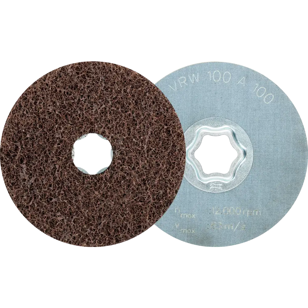 Pferd Tools PFERD TOOLS COMBICLICK weiche Vliesronde CC Ø 100mm A100 zum reinigen und satinieren mit Winkelschleifer-1 Product picture Primär-Darstellung