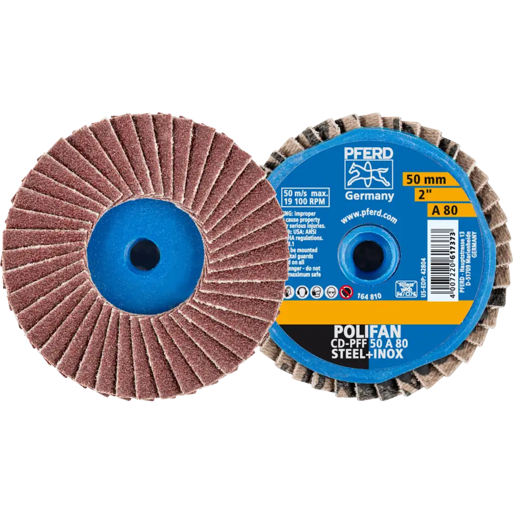 Pferd Tools PFERD TOOLS COMBIDISC Korund Mini-POLIFAN CD Ø 50mm A80 für universelle Anwendungen-1 Product picture Primär-Darstellung