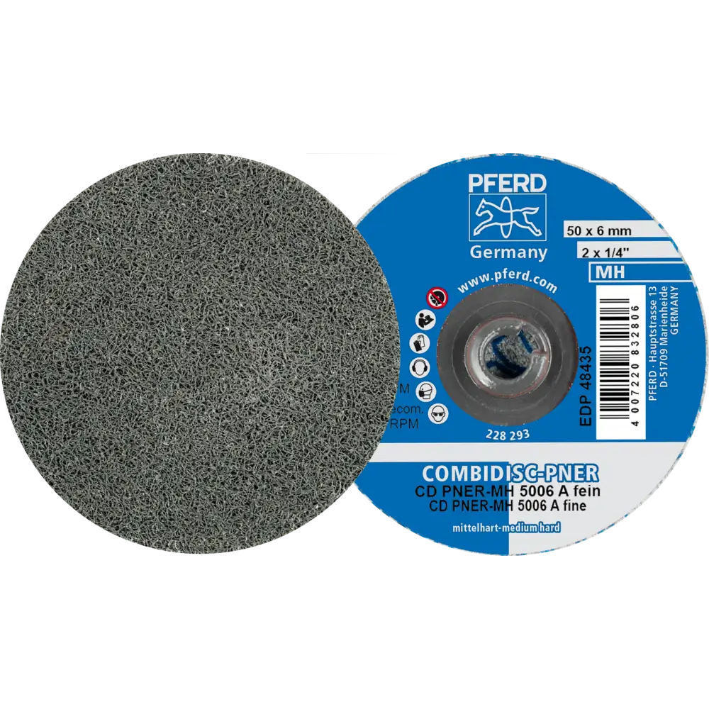 Pferd Tools PFERD TOOLS COMBIDISC verpresste Vliesronde CD PNER Ø 50mm Mittelhart A Fein für Finish-1 Product picture Primär-Darstellung