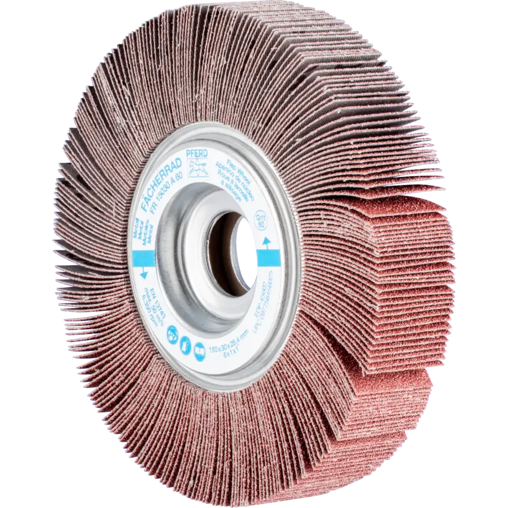 Pferd Tools PFERD TOOLS Lamellenschleifrad FR Ø 150x30mm Bohrung Ø 25,4 mm A60 für universelle Anwendung-1 Product picture Primär-Darstellung