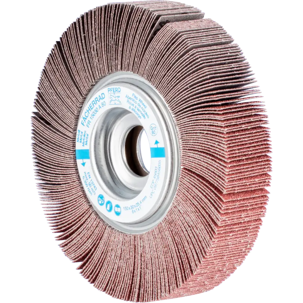 Pferd Tools PFERD TOOLS Lamellenschleifrad FR Ø 150x30mm Bohrung Ø 25,4 mm A80 für universelle Anwendung-1 Product picture Primär-Darstellung