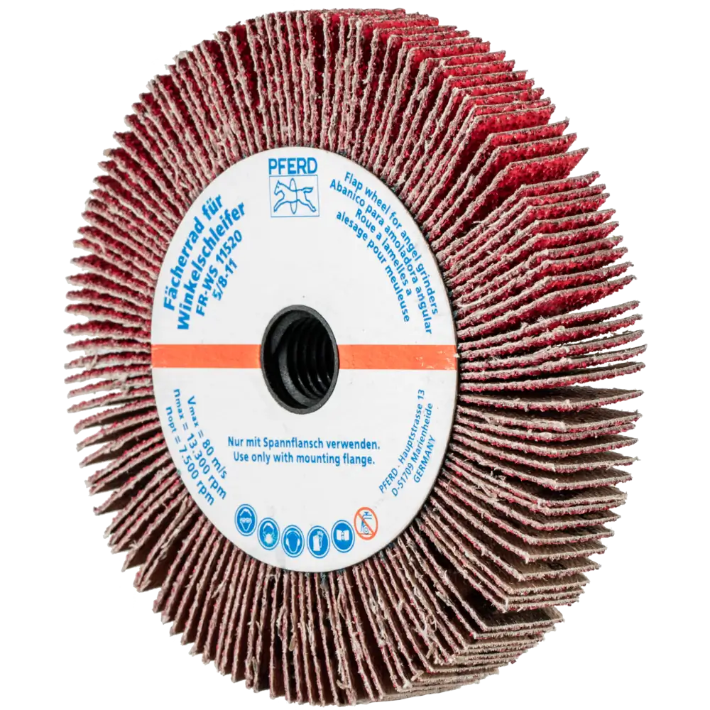 Pferd Tools PFERD TOOLS Lamellenschleifrad für Winkelschleifer FR WS Ø 115x20mm 5/8-11 CO-COOL40 für Edelstahl-1 Product picture Primär-Darstellung