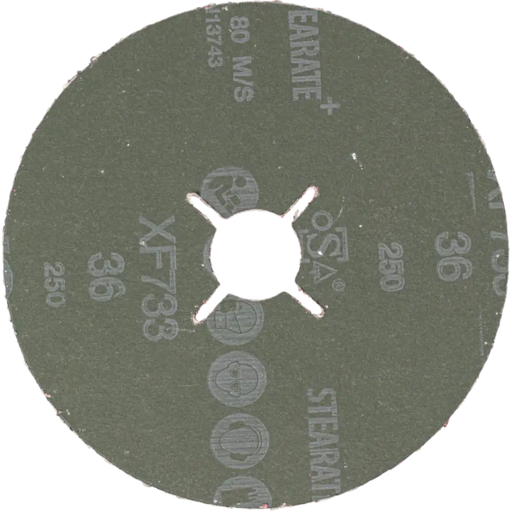 Pferd Tools PFERD TOOLS Keramikkorn Fiberscheibe Ø 125 mm CO-ALU36 für weiche NE Metalle-2 Product picture Rückansicht