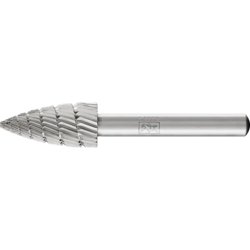 Pferd Tools PFERD TOOLS HSS Frässtift Spitzbogenform K Ø 12x25 mm Schaft-Ø 6 mm Z 3 universal mittel fein Spanbrecher-1 Product picture Primär-Darstellung