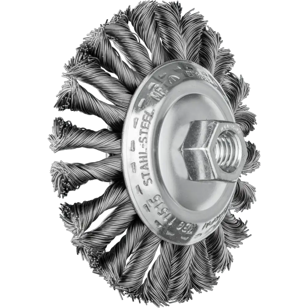 Pferd Tools PFERD TOOLS COMBITWIST Kegelbürste gezopft KBG Ø 115x15 mm M14 Stahl-Draht-Ø 0,50mm Winkelschleifer (1)-1 Product picture Primär-Darstellung