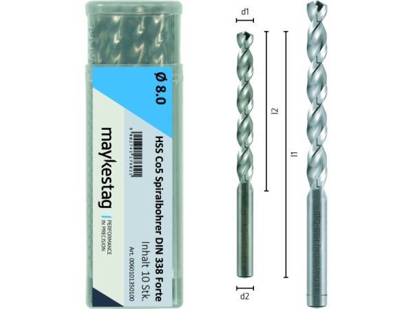 L101 Ø6,5 Spiralbohrer HSS Forte Cobalt-1