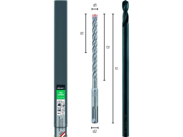 L225 Ø6,8 Fassadenbohrer HSS Super Fassadenbohrer-1