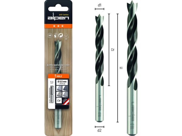 L151 Ø13 Holzspiralbohrer Holz-1