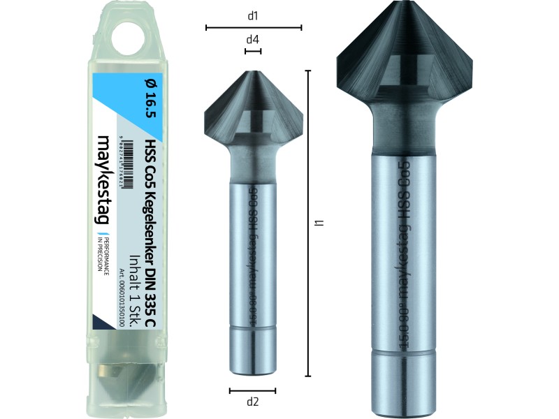 L40___4_3_Kegelsenker_MAYKESTAG-1.jpg L56 Ø12,4 HSS Cobalt Kegelsenker ungleiche Teilung MAYKESTAG-1