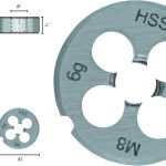 Ø8 Schneideisen HSS-1