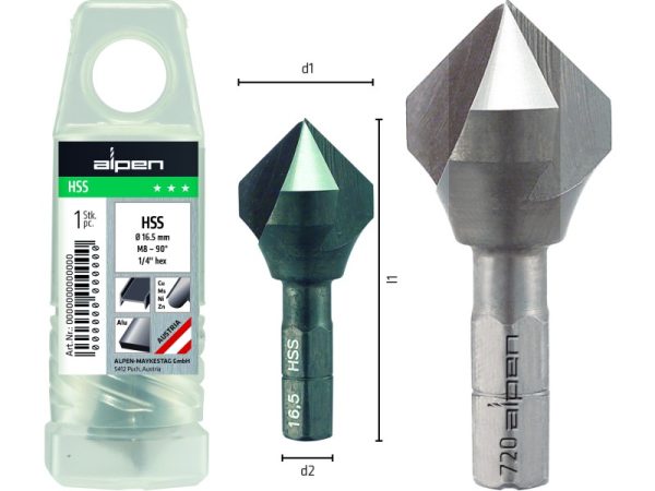 L41 Ø20,5 Kegelsenker HSS-1