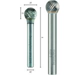 Alpen Maykestag L35 Ø6 Hartmetall-Frässtifte HM-Frässtift