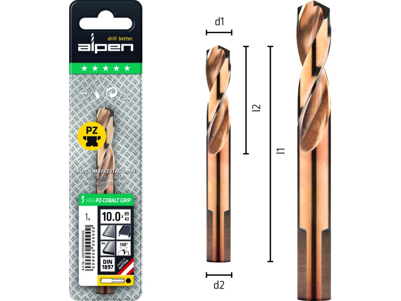 HSS_Cobalt_Spiralbohrer_DIN_1897_HSS_PZ-COBALT_GRIP-1.jpg L111 Ø15 HSS Cobalt Spiralbohrer DIN 1897 HSS PZ-COBALT GRIP-1