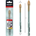 L105 Ø6 Hartmetall-Glasbohrer Profi Glas-1