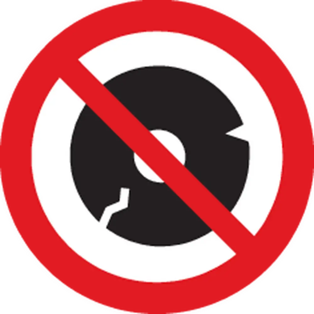 Pferd Tools PFERD TOOLS 3-tlg. Diamant-Trennscheiben-Set 115x1,6/1,9 mm PSF Allround-9 Safety pictogram Do not use if damaged