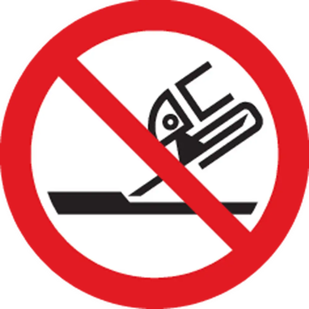 Pferd Tools PFERD TOOLS 3-tlg. Diamant-Trennscheiben-Set 115x1,6/1,9 mm PSF Allround-8 Safety pictogram Do not use for face grinding (ISO 7010)