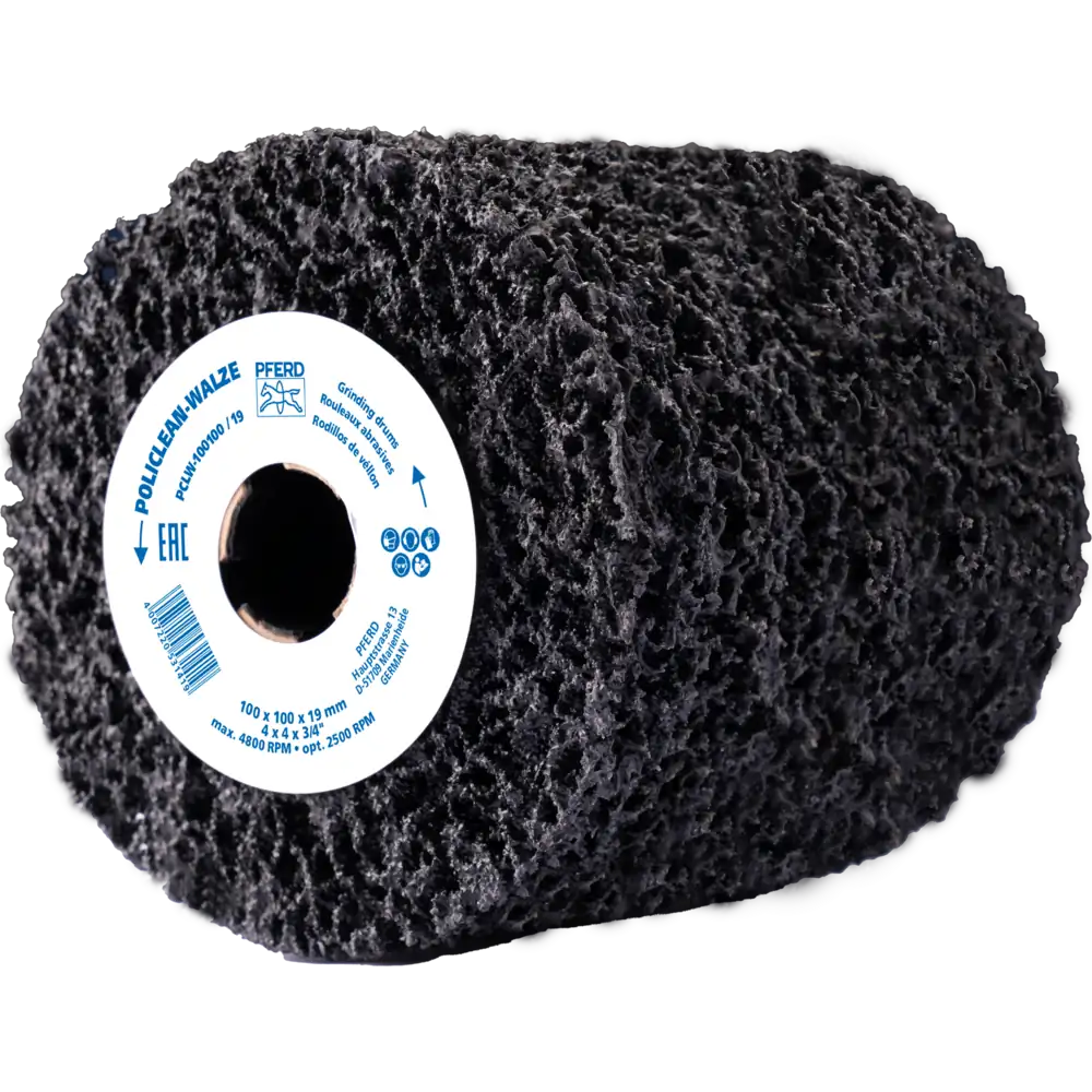 Pferd Tools PFERD TOOLS POLICLEAN PCLS Vlies-Schleifwalze Ø 100x100 mm Bohrung Ø 19 mm für grobe Reinigungsarbeiten -1 Product picture Primär-Darstellung