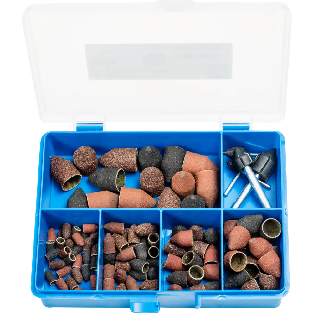 Pferd Tools PFERD TOOLS POLICAP Set PCS110 Walzenkegelform Korund für universelle Anwendung-1 Product picture Primär-Darstellung