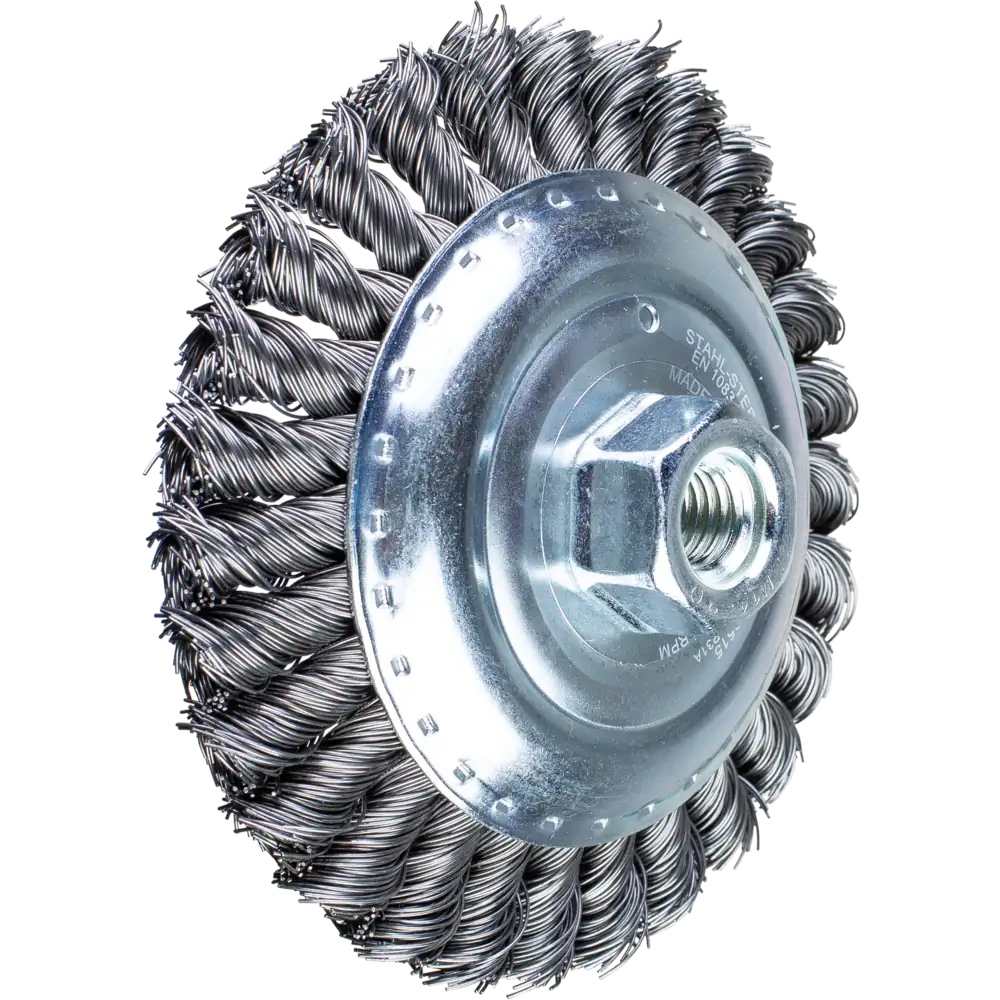 Pferd Tools PFERD TOOLS Kegelbürste gezopft KBG Ø 125x15 mm M14 Stahl-Draht-Ø 0,50mm Winkelschleifer-1 Product picture Primär-Darstellung