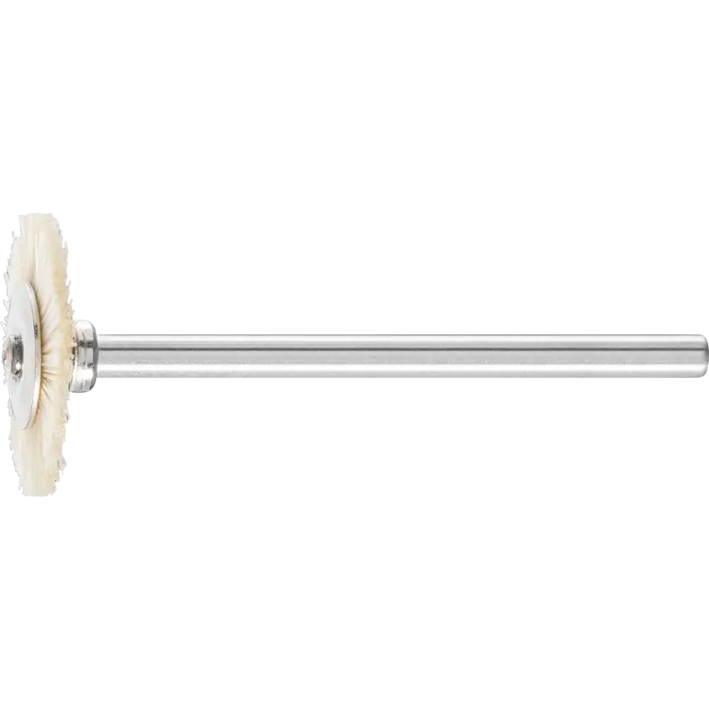 Pferd Tools PFERD TOOLS Miniatur- Rundbürste RBU Ø19x2 mm Schaft-Ø3 mm weiße Schweineborste-1 Product picture Primär-Darstellung