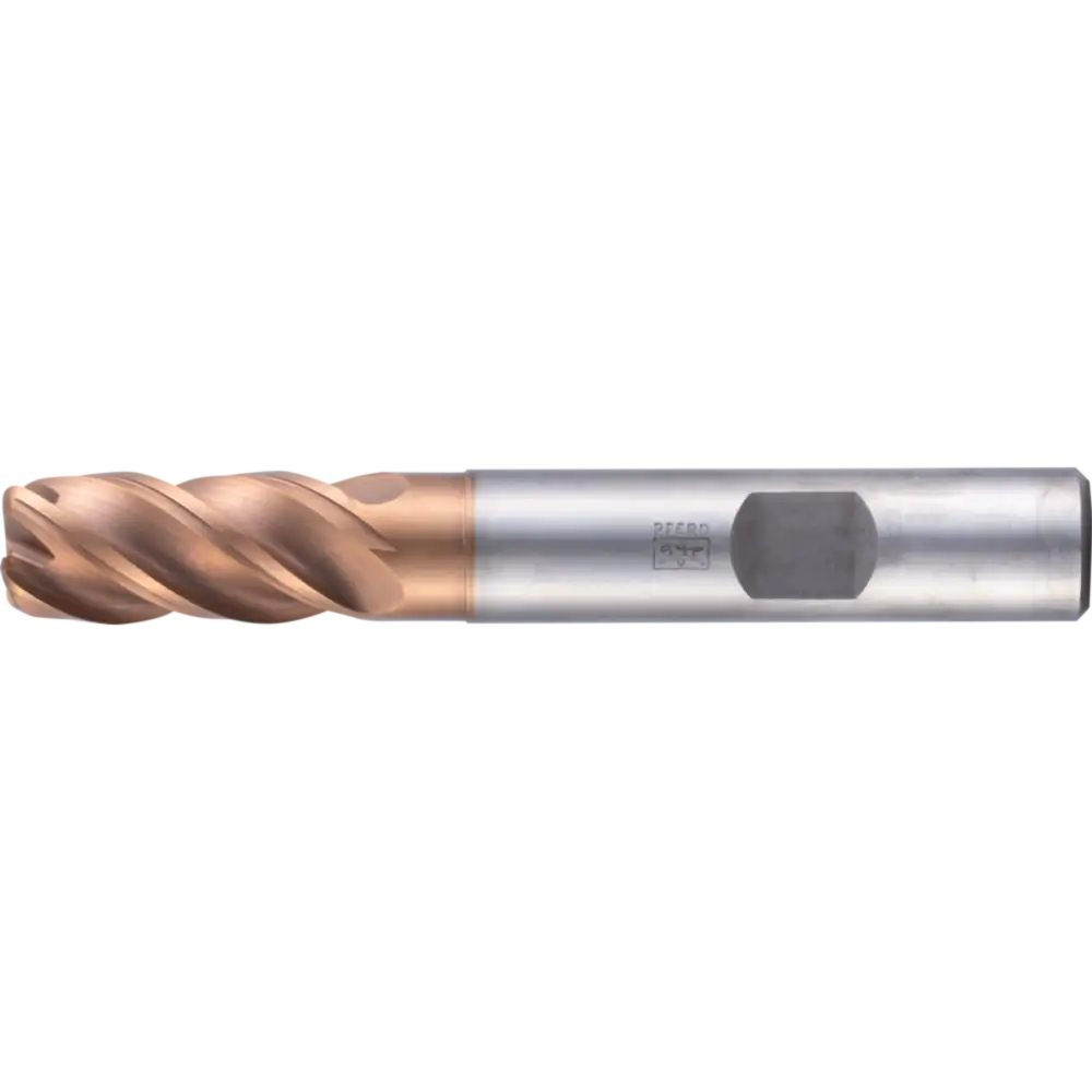 Pferd Tools PFERD TOOLS VHM-Fräser Ø12mm, 4 Schneiden, 2xDC, Radius 0,5mm, AlTiN / TiSiXN beschichtet, Schaft HB, Performance Rostfrei-1 Product picture Primär-Darstellung