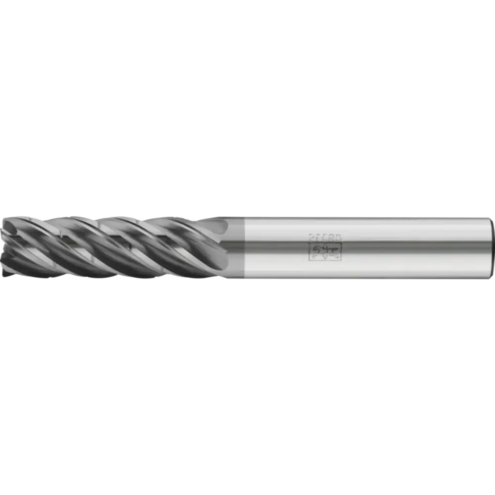 Pferd Tools PFERD TOOLS VHM-Fräser Ø10mm, 5 Schneiden, mit Spanteiler, 3xDC, Radius 0,5mm, AlCrN beschichtet, Schaft HB, Universal-1 Product picture Primär-Darstellung