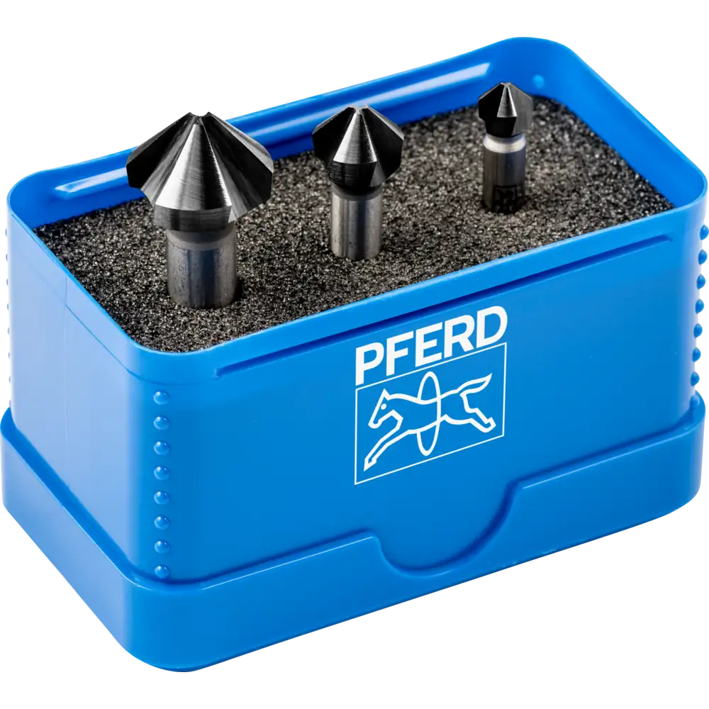 Pferd Tools PFERD TOOLS HSS-Kegelsenker-Sets 3-tlg. DIN 335 C 90° mit HICOAT-Beschichtung HC-FEP-1 Product picture Primär-Darstellung