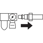 Safety pictogram Disconnect the compressed air supply