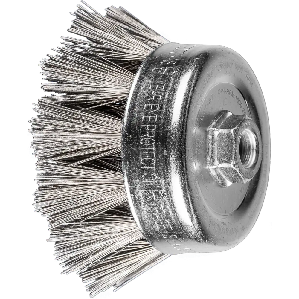 Pferd Tools PFERD TOOLS Topfbürste gezopft TBG Ø 100mm M14 Edelstahl-Diamant-Draht-Ø 0,50mm Korn 400-1 Product picture Primär-Darstellung