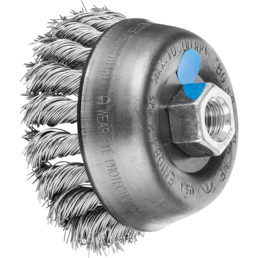 Pferd Tools PFERD TOOLS Topfbürste gezopft TBG Ø 80mm M14 Edelstahl-Draht-Ø 0,50mm Winkelschleifer (1)-1 Product picture Primär-Darstellung