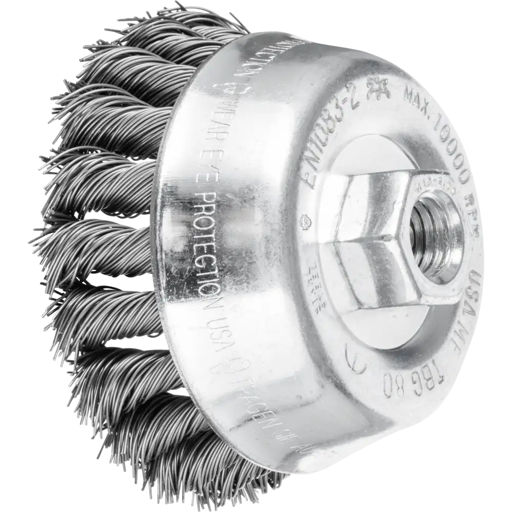 Pferd Tools PFERD TOOLS Topfbürste gezopft TBG Ø 80mm M14 Stahl-Draht-Ø 0,50mm Winkelschleifer (1)-1 Product picture Primär-Darstellung