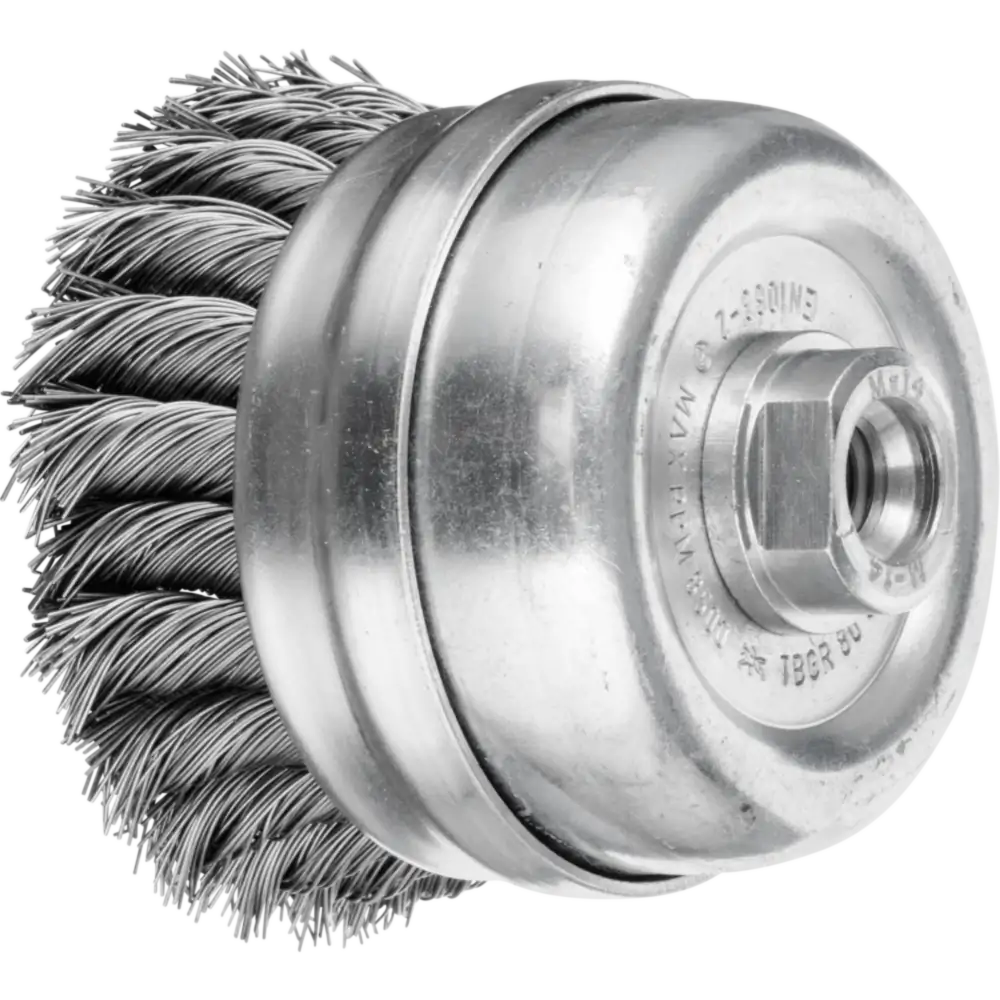 Pferd Tools PFERD TOOLS Topfbürste mit Stützring gezopft TBGR Ø 80mm M14 Stahl-Draht-Ø 0,50mm Winkelschleifer-1 Product picture Primär-Darstellung