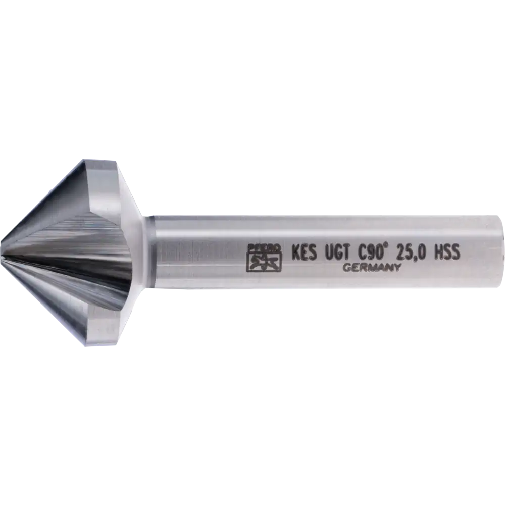 Pferd Tools PFERD TOOLS HSS Kegel-und Entgratsenker UGT 90° Ø 25 mm Schaft-Ø 10 mm DIN 335 C mit Ungleichteilung-1 Product picture Primär-Darstellung