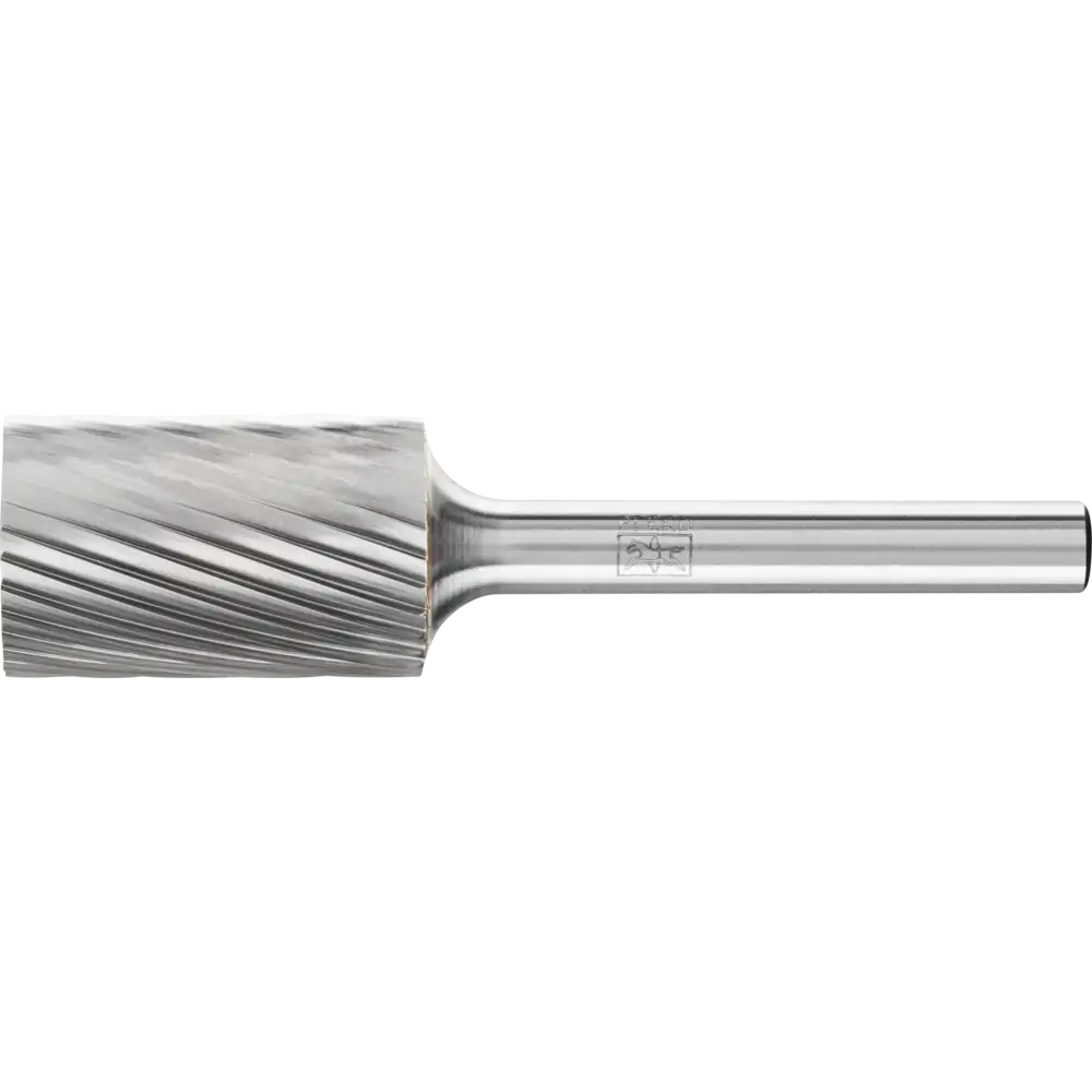 Pferd Tools Hartmetall Frässtift Zylinder ZYA Ø 16×25 mm Schaft-Ø 6 mm Z3 universal mittel