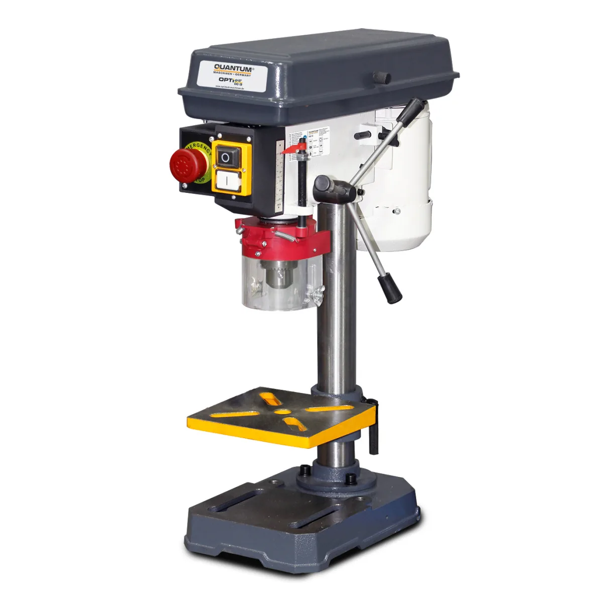 Optimum Tischbohrmaschine mit Keilriemenantrieb quantum DQ 13 -1