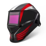 Elmag Automatik-Kopfschweißschirm 'PREMIUM-TC / ROT' -1