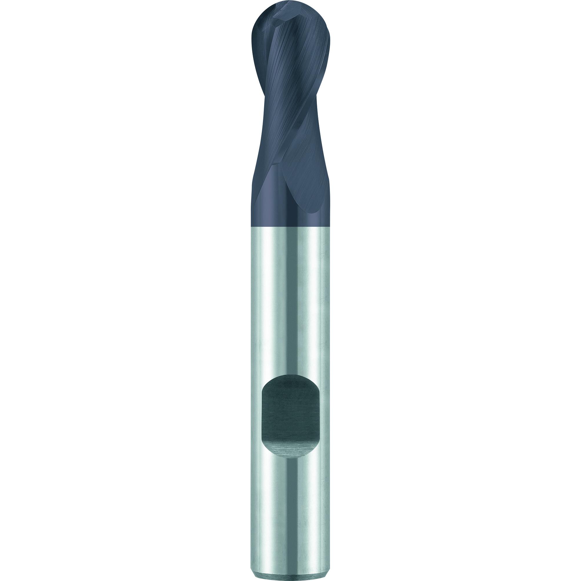 Maykestag VHM-Radiusfräser, Z=2, Ø 2.030°, lang, WN, Typ N, ALUNIT – Bild 3