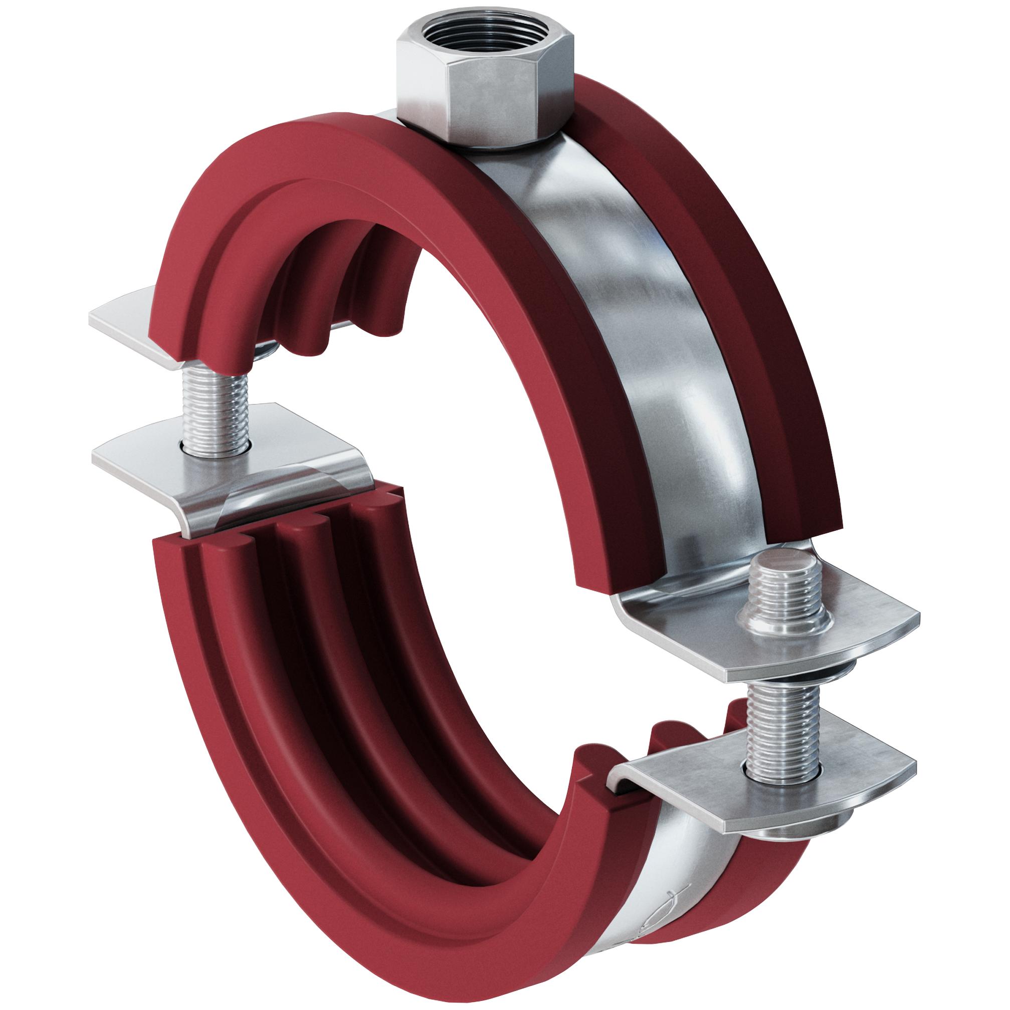 fischer Silikonrohrschelle FRS H 68-73-1 fischer Silikonrohrschelle FRS H 68-73-1