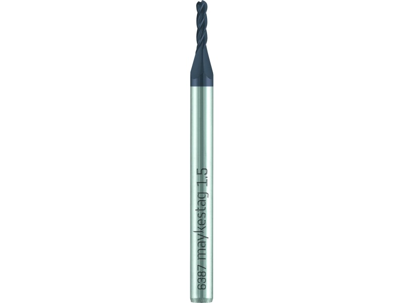 merged_product_3743.jpg Maykestag VHM-Mini Fräser L, Z=4, Ø 1.030°,N, mit verst.Schaft,ALUNIT – Bild 1